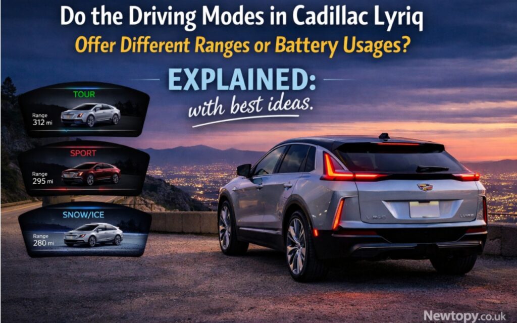 Do the Driving Modes in Cadillac Lyriq Offer Different Ranges or Battery Usages? Explained