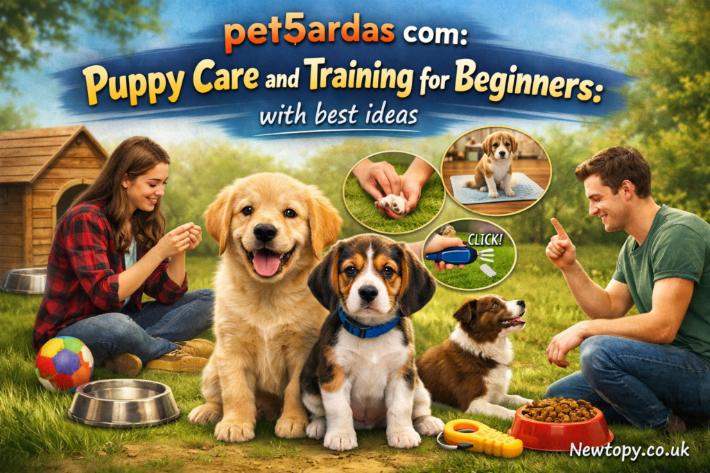 pet5ardas com: Puppy Care and Training for Beginners