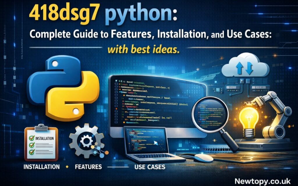 418dsg7 python: Complete Guide to Features, Installation, and Use Cases