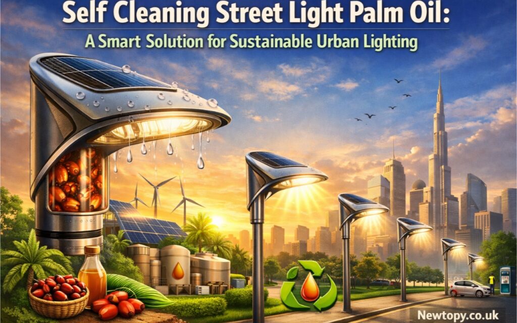 Self Cleaning Street Light Palm Oil: A Smart Solution for Sustainable Urban Lighting