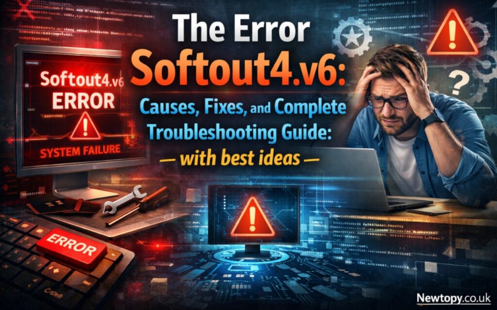 The Error Softout4.v6: Causes, Fixes, and Complete Troubleshooting Guide