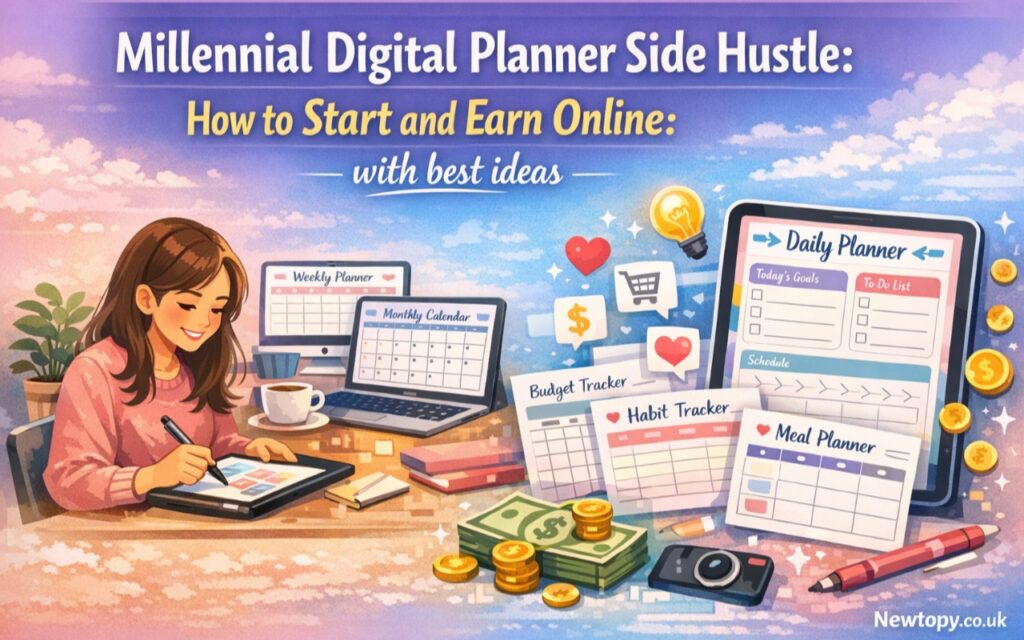 Millennial Digital Planner Side Hustle: How to Start and Earn Online